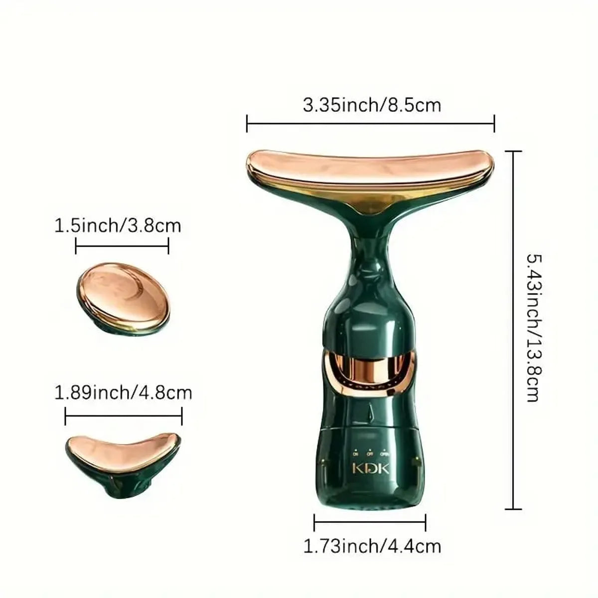 Masajeador Eléctrico Facial 3 en 1