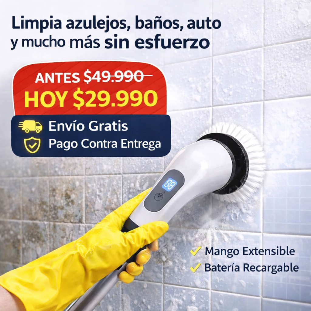 Cepillo eléctrico Multiuso Recargable